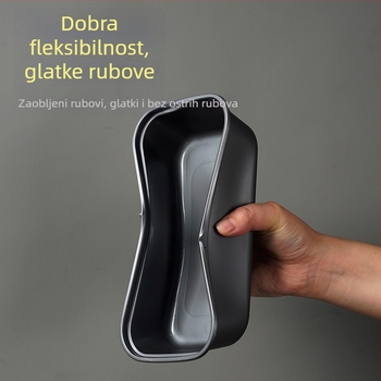 Jednokratna pravokutna kutija za obrok, mikrovalnu pećnicu pogodna, prehrambeni PP materijal, mogućnost otiska logotipa