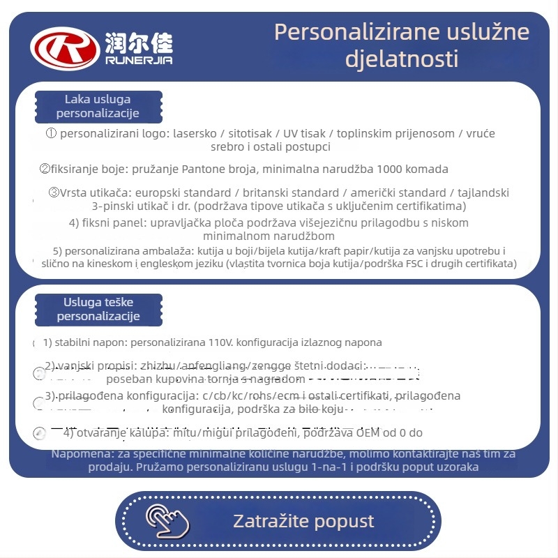 Prilagođena nehrđajući čelična izolirana kutija za obrok za uredske radnike, prijenosna kutija za ručak, višeslojni vakuumski lonac za studente