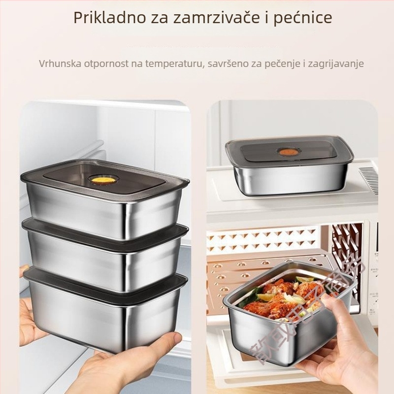 Dječja pravokutna kutija za obrok, održava hranu toplom, kapacitet ispod 300 ml, jednoslojna, nije električna