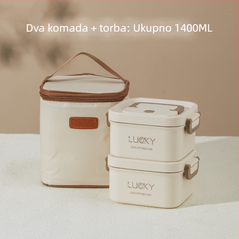 Luckychoice termo kutija za obrok od nehrđajućeg čelika 304, mikrovalna kompatibilna, drži toplinu, kapacitet 1–4 L, jednodijelna, dvostruko ili troslojna konstrukcija, mogućnost ispisa logotipa
