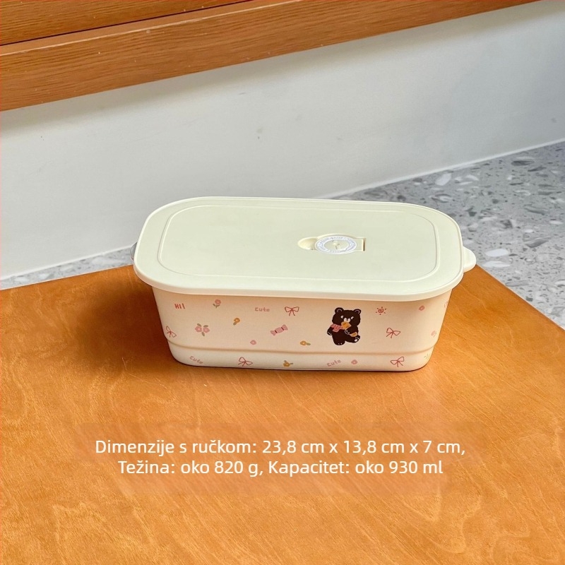 Keramička kutija za obrok s pregradom, 301–500 ml, mikrovalna kompatibilnost, čuva hranu toplom, višestruki oblik dizajna, za posao