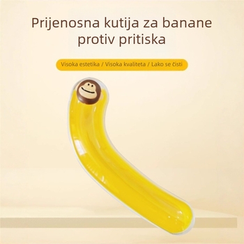 Kreativna prijenosna kutija za banane za kampiranje i piknik, čvrsto zatvorena kutija za očuvanje svježine banana
