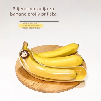 Kreativna prijenosna kutija za banane za kampiranje i piknik, čvrsto zatvorena kutija za očuvanje svježine banana
