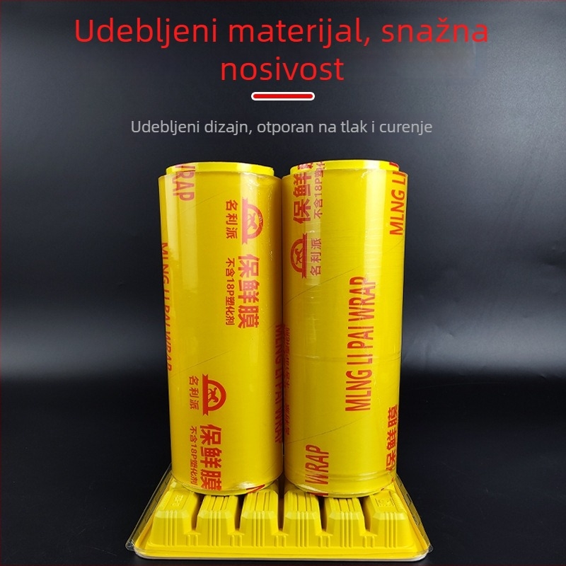 Jednokratna kutija za knedle s poklopcem, plastična kutija s pregradama za sirove i kuhane knedle (hranjiva PP; mikrovalna nije pogodna; nije razgradiva)