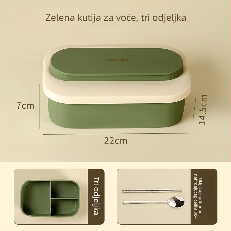 Silikonska kutija za ručak, kružnog oblika, jednodjelna, zadržava toplinu, kapacitet ispod 300 ml