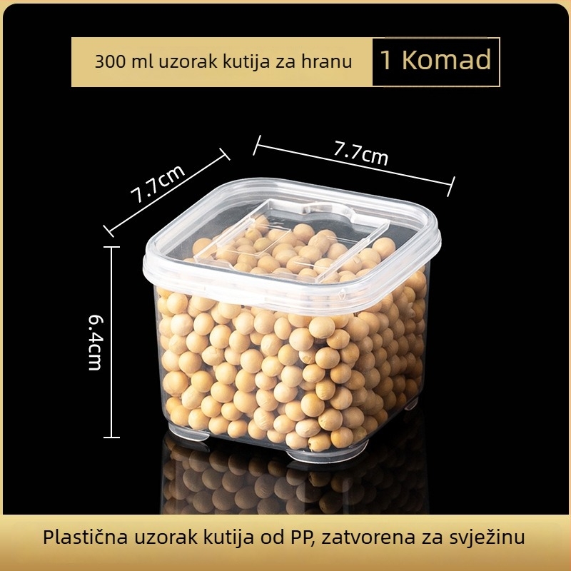 Kvadratna posuda za čuvanje hrane od PP, mikrovalno sigurna, održava toplinu, za kuhinju i školu