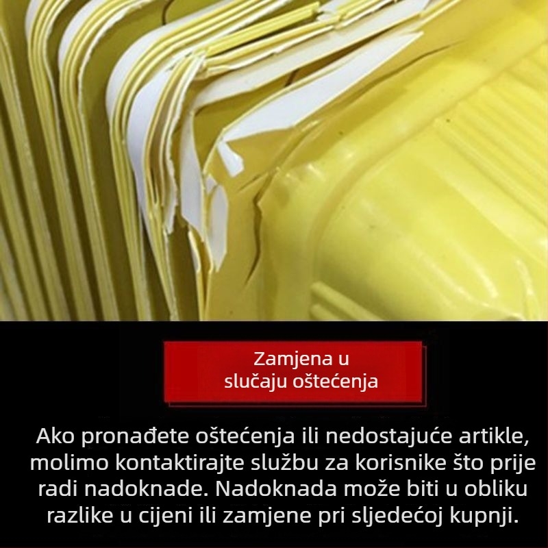 Jednokratna kutija za obrok s odjeljcima, plastična, pravokutnog oblika, s poklopcem, za ponijeti
