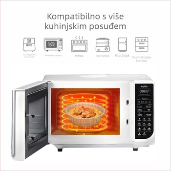 Kružna jednokratna kutija za obrok od debelog zlatnog aluminijskog folije i zdjela za desert, 425 ml