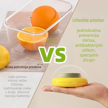 Silikonska kutija za voće za očuvanje svježine, nepravilan oblik, kapacitet ispod 300 ml, jednoslojna kutija za hladnjak