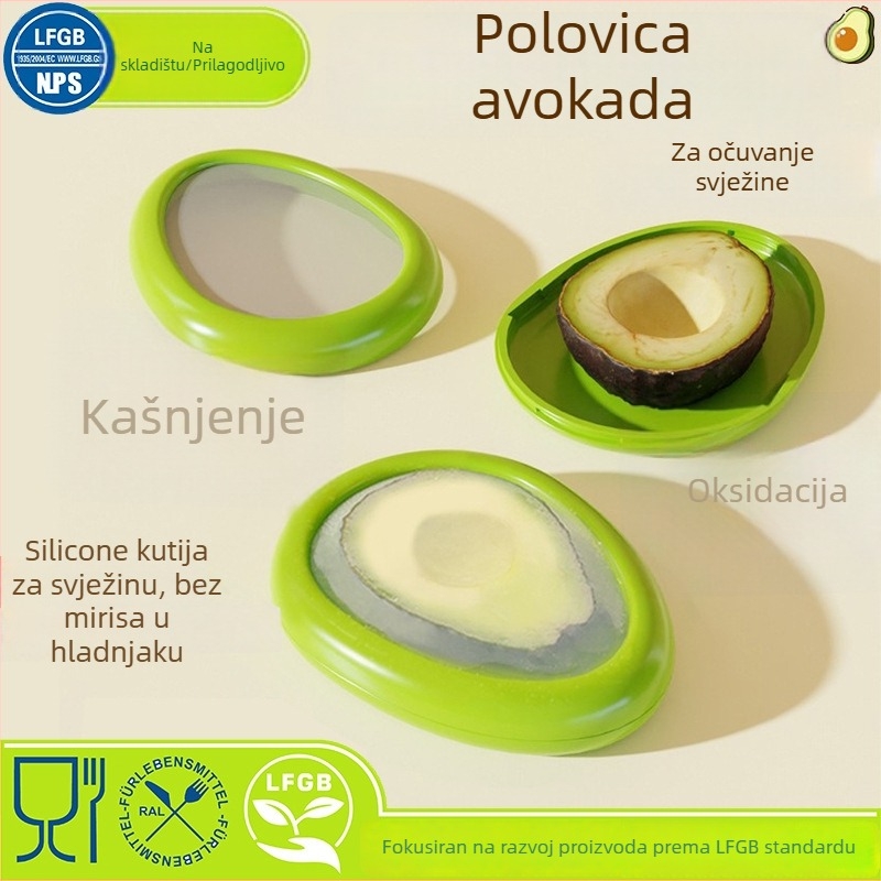 Silikonska kutija za voće za očuvanje svježine, nepravilan oblik, kapacitet ispod 300 ml, jednoslojna kutija za hladnjak