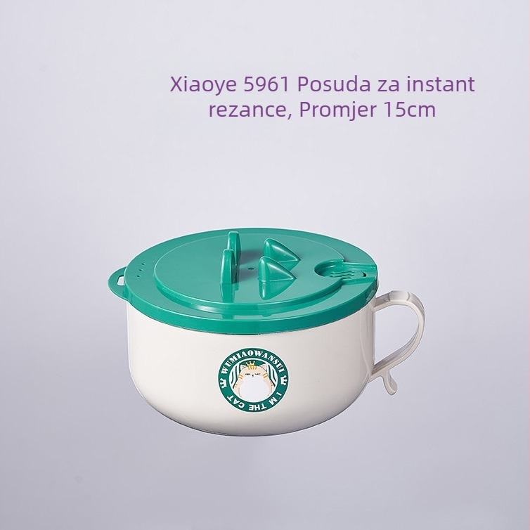 Plastična kutija za ručak, okruglog oblika, mikrovalna pećnica kompatibilna, kapacitet 301-500 ml, opcija s 3 sloja, jednostavan stil