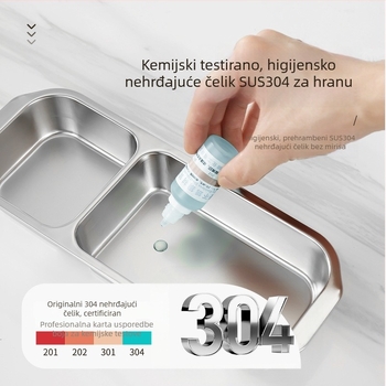 Kutija za ručak s pregradama od nehrđajućeg čelika 304, brtveni poklopac protiv mirisa i izlijevanja, kapacitet 501–800 ml