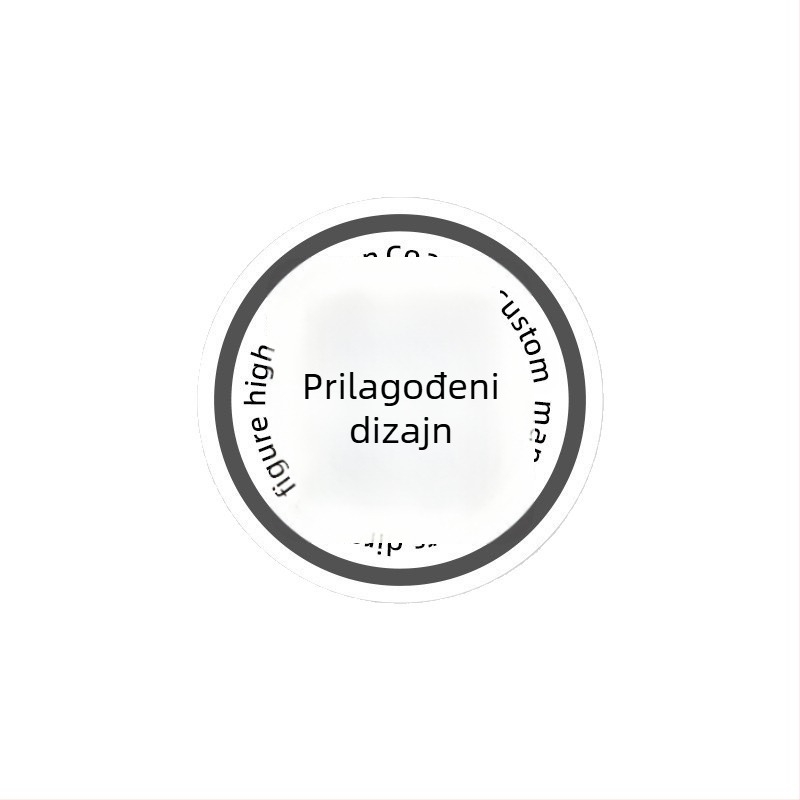 Absorbentni keramički podlošci za šalice s karikaturnim uzorkom, kružni oblik, biorazgradivi, kreativan stil.