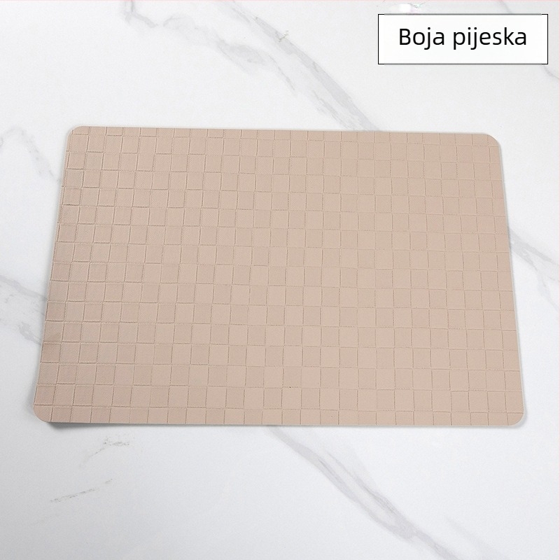 PVC podmetač za stol, kvadratni, jednobojni, moderan stil jednostavnosti, prvoklasna kvaliteta