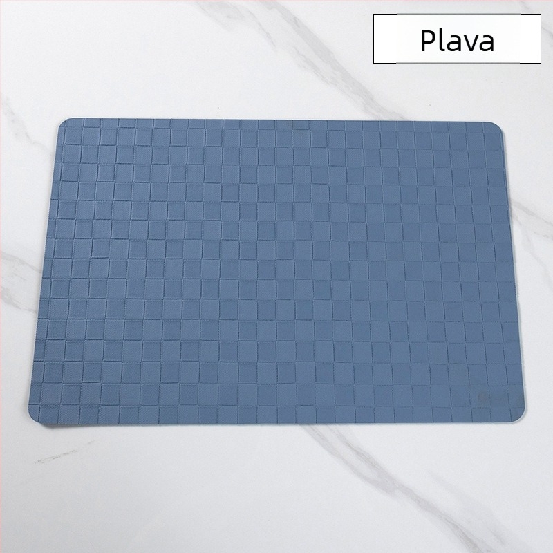 PVC podmetač za stol, kvadratni, jednobojni, moderan stil jednostavnosti, prvoklasna kvaliteta