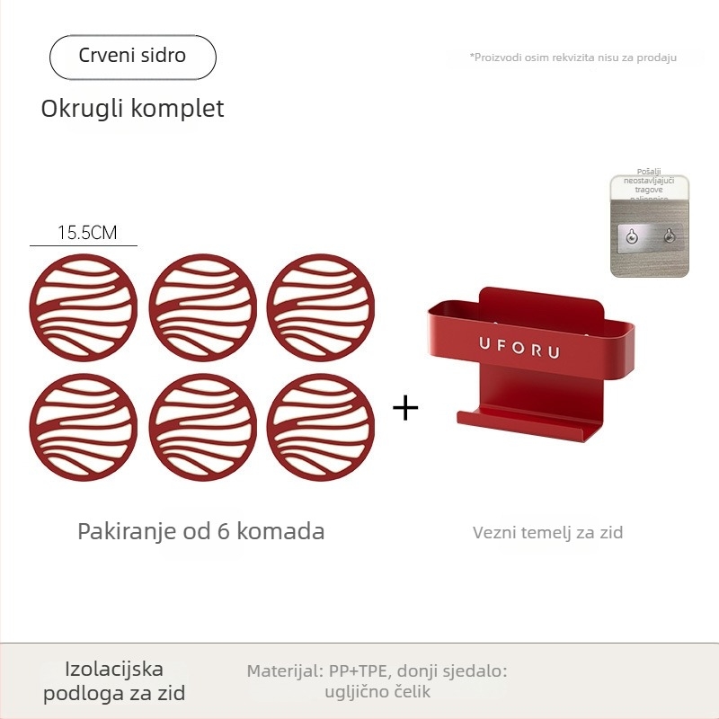 Toplinski podložak za stol i protuklizni podmetač za čaše | dvostruki sloj, kompatibilan s posudama, PP materijal, oblik krug ili kvadrat, premium kvaliteta, moderni stil