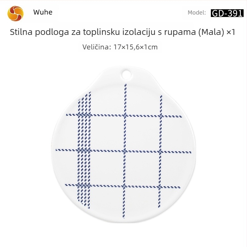 Melamin izolacijska podložica za jelo s cvjetnim uzorkom; okruglog ili nepravilnog oblika; vodootporna, otporna na ulje i zaštita od opeklina; kuhinjska podloga za stol