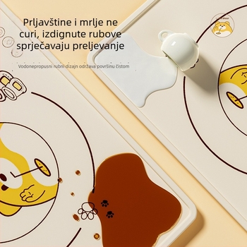 Podmetač za stol od silikona, kvadratnog oblika, crtani stil, marka HZB0304, lansiranje ljeto 2024