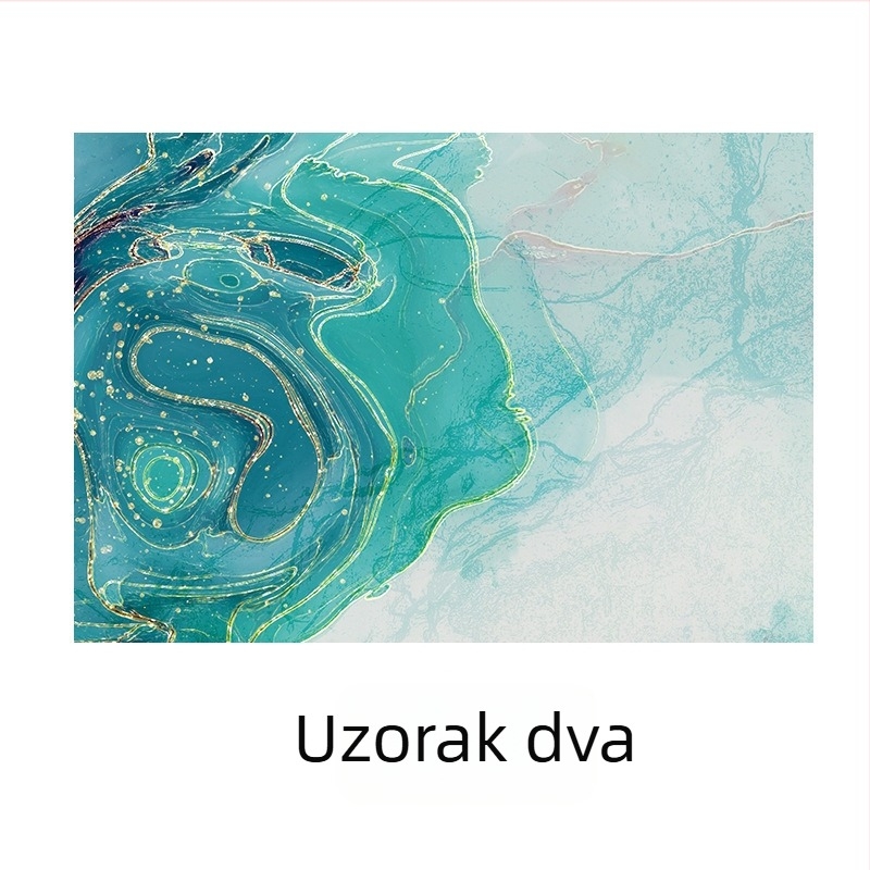 Kožna podloga za stol s mramornim uzorkom, zapadni stil, nordijski kreativni dizajn, tiskana podloga za kućnu izolaciju, vodootporna, otporna na toplinu, debeli podložak za čaše
