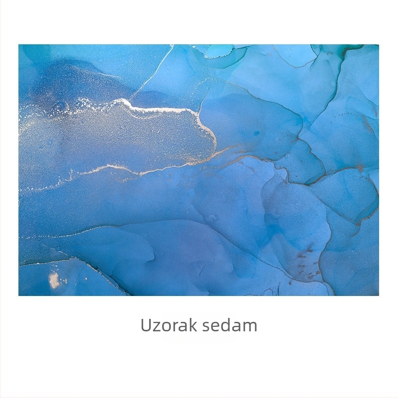 Kožna podloga za stol s mramornim uzorkom, zapadni stil, nordijski kreativni dizajn, tiskana podloga za kućnu izolaciju, vodootporna, otporna na toplinu, debeli podložak za čaše