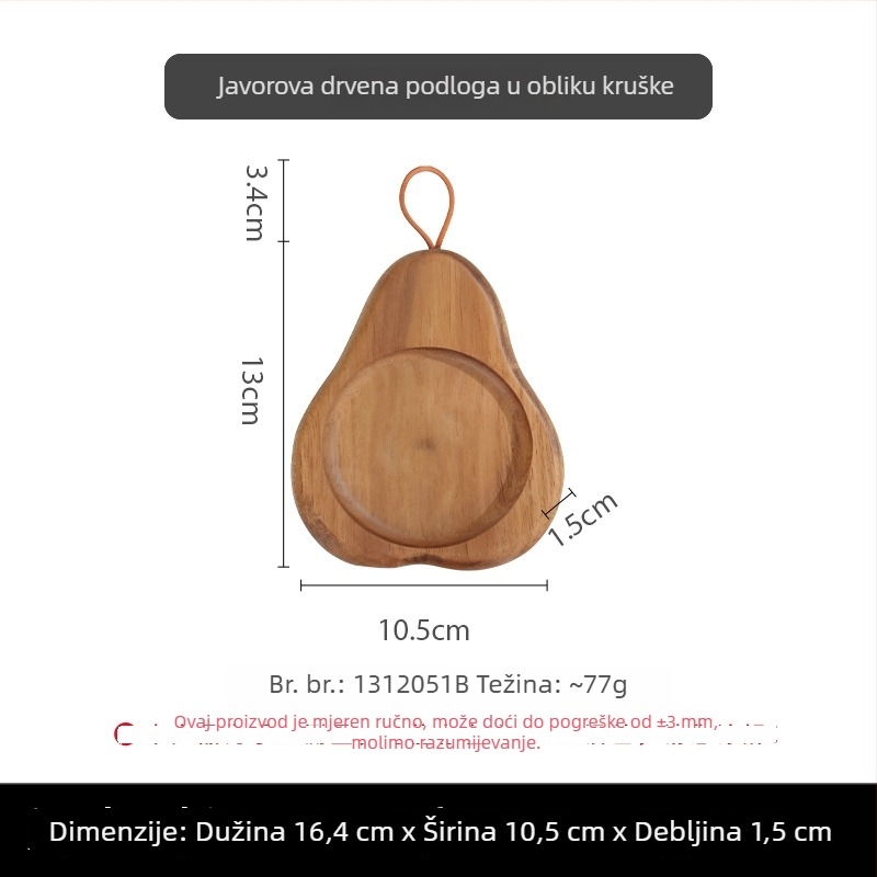 Drvena podloga za čašu s prilagođivim logom – gravirana, kvadratnog ili kružnog oblika, toplinska izolacija, protuklizna