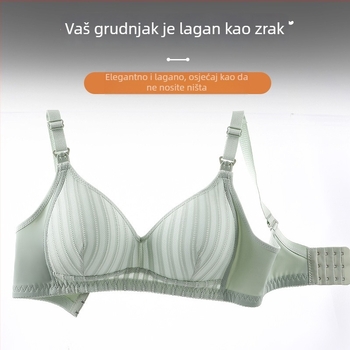 Sutien za dojenje s tankim oblikom košarica, žakard dizajn, materijal najlon (podstava: najlon; zatvarač: stražnje s tri reda kukica; bez čeličnih prstena)