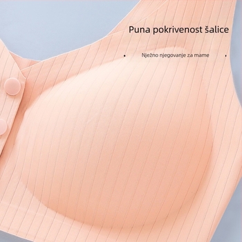 Najlon grudnjak za majke s bočnom podrškom i oblikovanjem leđa, 3/4 košarica, oblikovane košarice