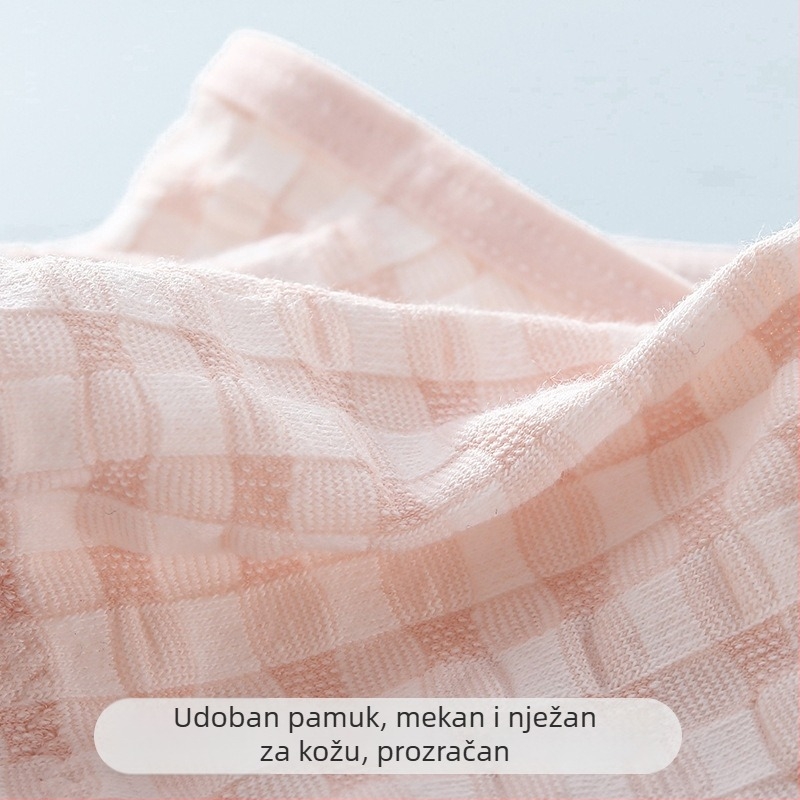 Pamukasti grudnjak bez žice, s prednjim zatvaračem, udoban, velikih veličina za starije žene