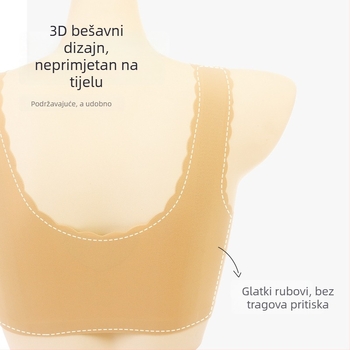 Grudnjak u stilu veste s prednjim zatvaranjem, za zrelije žene, puna košarica, podrška leđa, udobnost