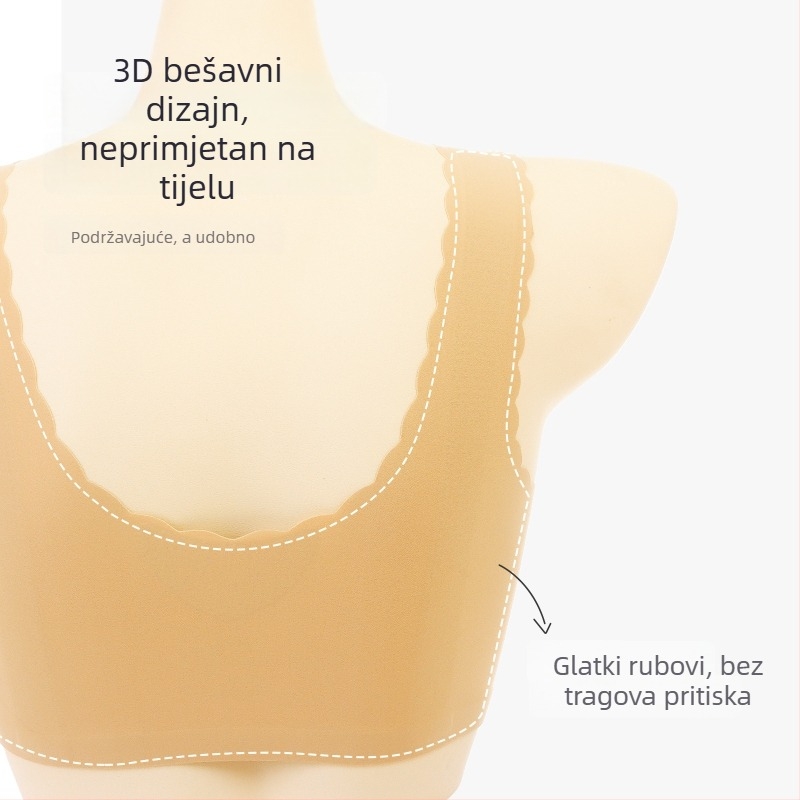 Grudnjak u stilu veste s prednjim zatvaranjem, za zrelije žene, puna košarica, podrška leđa, udobnost