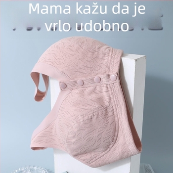 Ženski grudnjak s prednjim zatvaranjem, bez žice, potpuno pokriveni, tanke oblikovane košarice od najlona, glavni materijal pamuk, podstava pamuk, dvostruke fiksne naramenice
