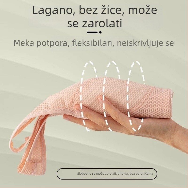 Ice Silk grudnjak s prednjim zatvaranjem, bežični, bezšivni, za veće veličine, lagan ljetni model