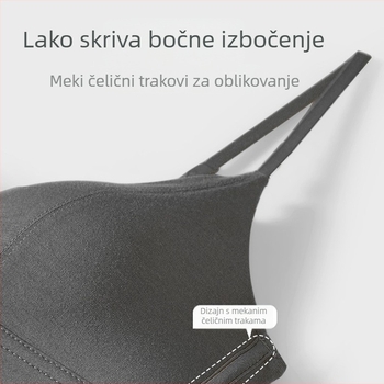 Modalni grudnjak bez čeličnih krugova, oblikovana šalica 3/4, odvojive dvostruke naramenice, stražnje zatvaranje