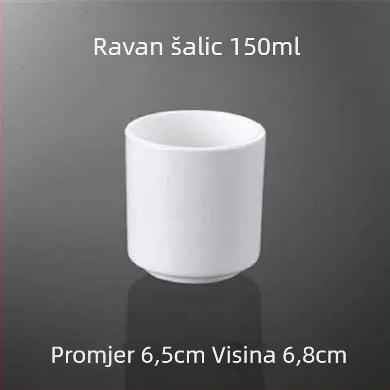 Keramički set čaša za vodu, otporan na toplinu, minimalistički stil, za hotele, čajne kuće i restorane