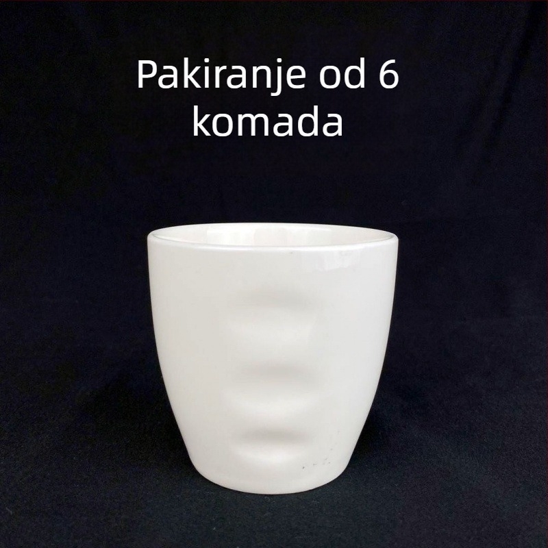 Keramički set čaša za vodu, otporan na toplinu, minimalistički stil, za hotele, čajne kuće i restorane