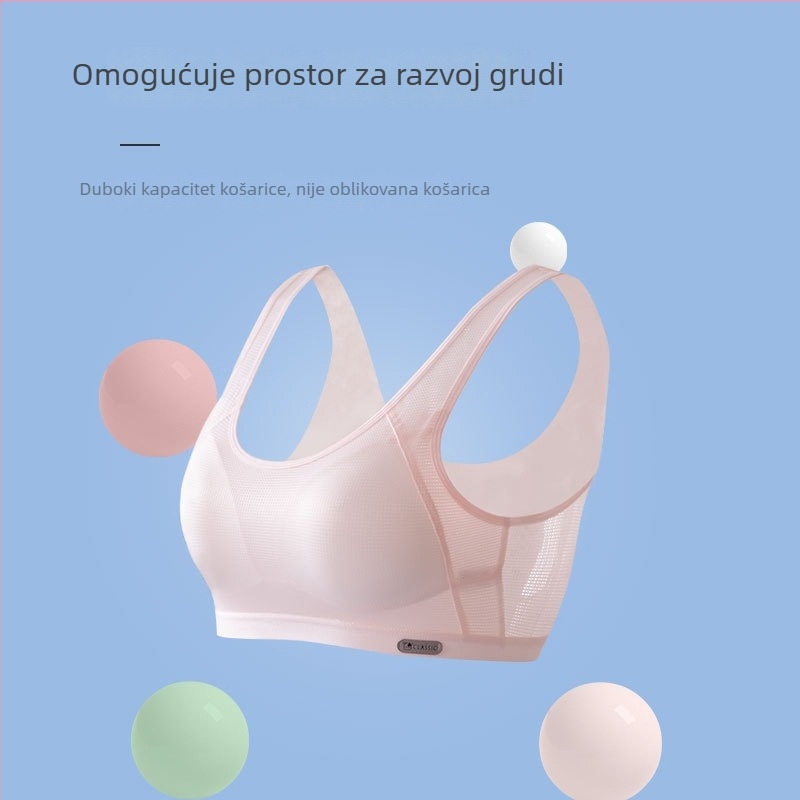 Tanki, prozračni trening grudnjak za tinejdžerice