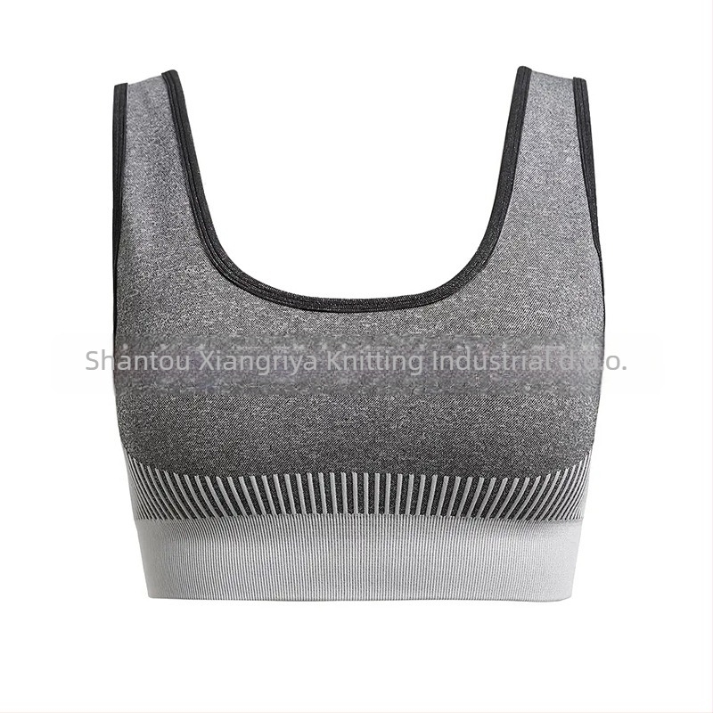 Sportska grudnjaka visoke otpornosti na udarce, 3/4 košarica, tanke oblikovane košarice, fiksirani dvostruki naramenici, brzo sušenje, prozračni najlon