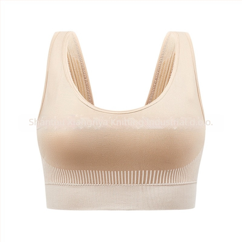 Sportska grudnjaka visoke otpornosti na udarce, 3/4 košarica, tanke oblikovane košarice, fiksirani dvostruki naramenici, brzo sušenje, prozračni najlon