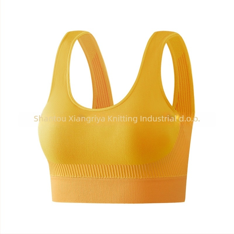 Sportska grudnjaka visoke otpornosti na udarce, 3/4 košarica, tanke oblikovane košarice, fiksirani dvostruki naramenici, brzo sušenje, prozračni najlon