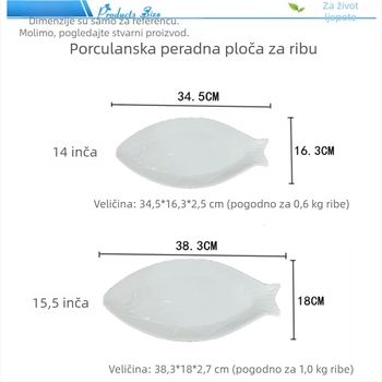 Keramička posuda u obliku ribe za paru ribljeg jela – Unique brand, keramika, luksuzni kućni poslužavnici