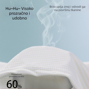 Djevojački cami-vest s ice silk tkaninom, podstava od pamuka 90–95%, pune šalice s tankim oblikovanim košaricama, čvrste dvostruke naramenice, prozračan i udoban.