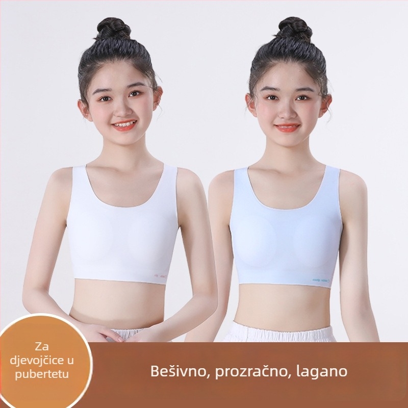 Grudnjak bez naramenica (Breast Wrap/Strapless), bez šavova, prozračan, tanke oblikovane čašice, pune čašice, najlon 80–90%