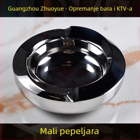 Set za hotelsku stolnu poslugu od nehrđajućeg čelika – polirani završetak, kineski stil; dodaci za bar/noćni klub: pladanj za voće, pepeljara, kanta za led