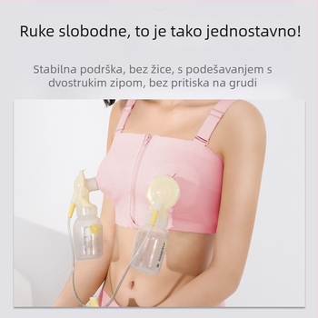 Pamukasti grudnjak za dojenje s prednjim kopčanjem i jednim/dvostrukim zatvaračem, postpartum, odvojivi dvostruki remeni
