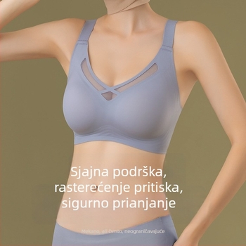 Bešiv grudnjak s gel efektom, bez žice, mek potpora, sprječava opuštanje, za žene s velikim grudima