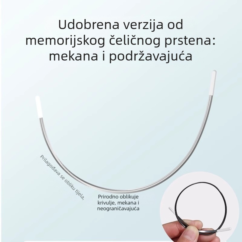 Ultra-tanki grudnjak s kristalnim čašicama, protiv izbočenja, prozračan, meka potpora, vizualno čini veće grudi manjima