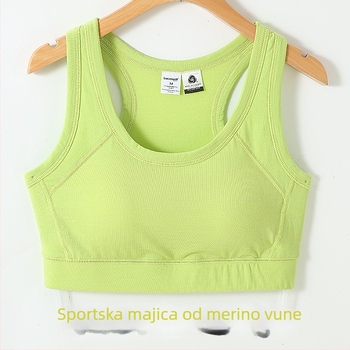 Lucaswell Merino vuneni sportski tube top s spužvastom jastučićem, gustoća tkanine 181–200 g/m², pogodna za sve sezone