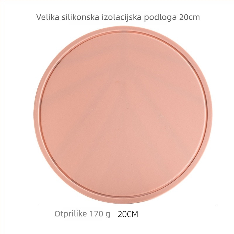 Butterfly kružna silikonska podložka za kuhinju – višestruka upotreba za tanjure, zdjele i čaše