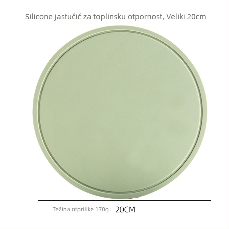 Butterfly kružna silikonska podložka za kuhinju – višestruka upotreba za tanjure, zdjele i čaše