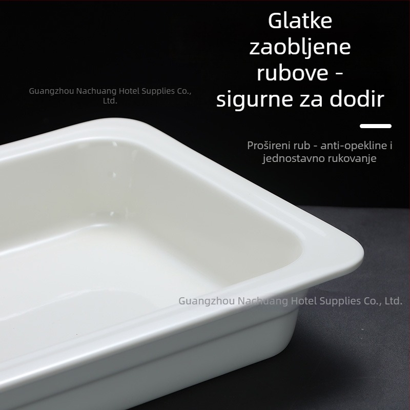 Keramičko bufet posuđe za hotele, kvadratni i okrugli oblik, keramika, marka ZHILISHI, kineski stil